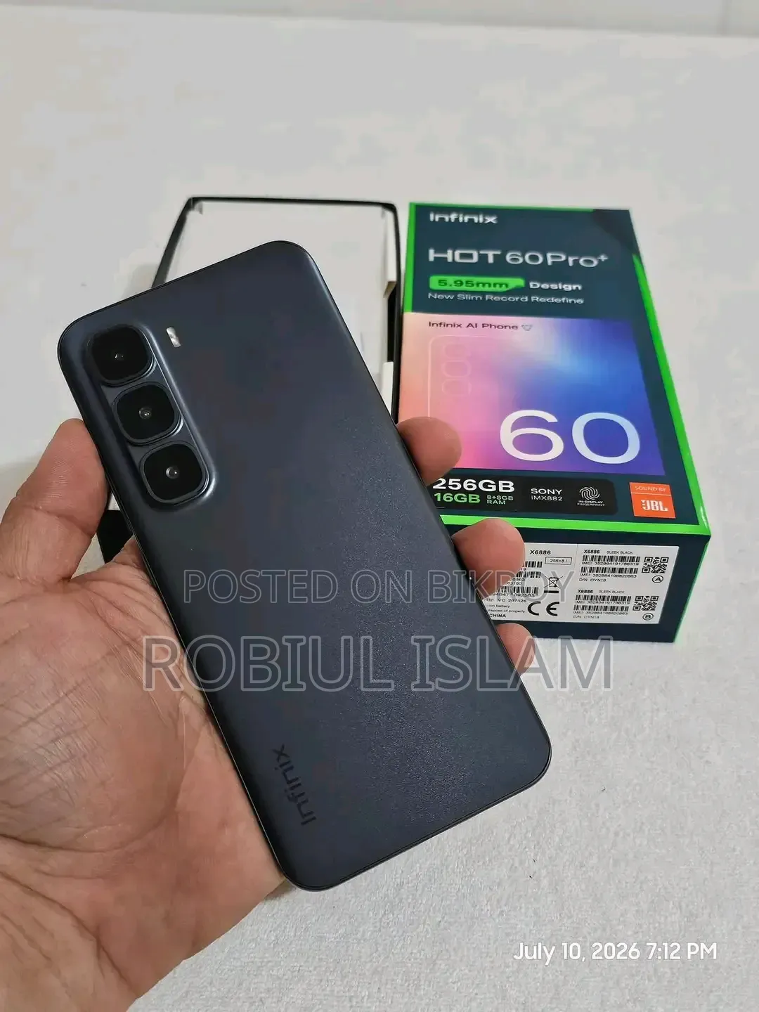 Infinix Hot 60 Pro+ 128 GB Black