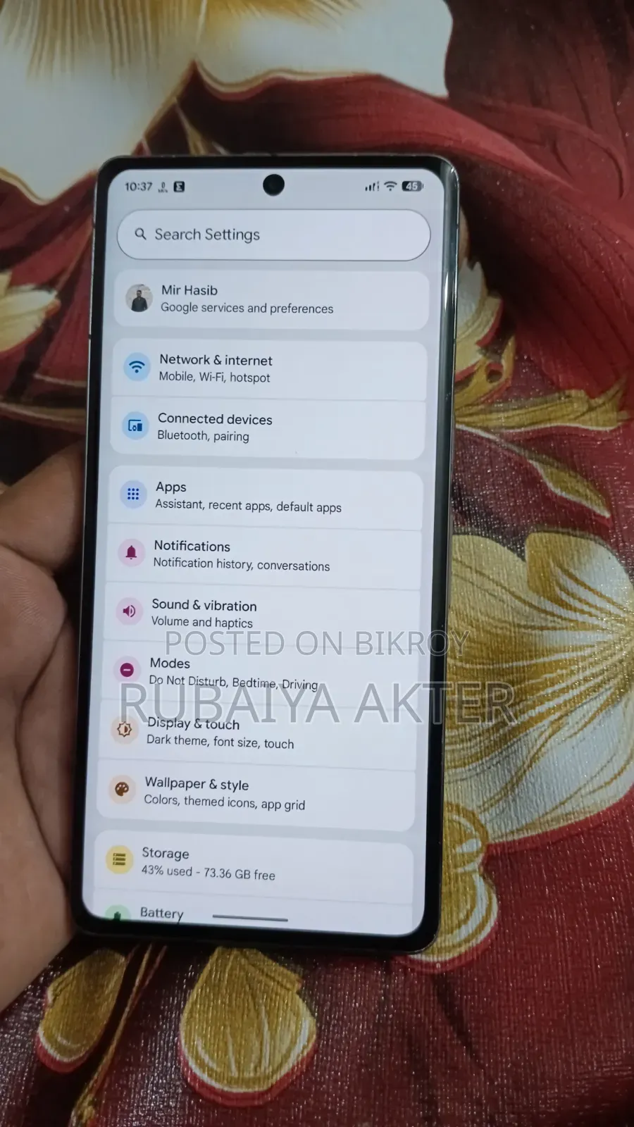Google Pixel 7 Pro 128 GB Black