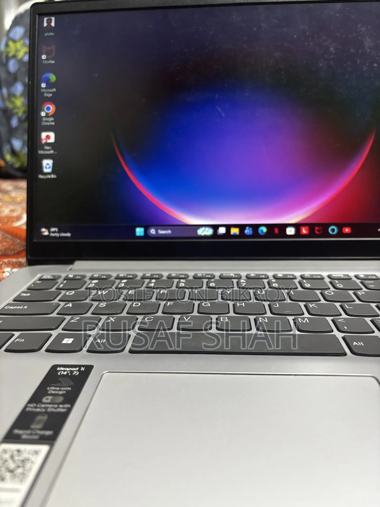 New Laptop Lenovo IdeaPad 1 4GB Intel Core i5 SSD 128GB