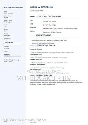 Customer Service Executive