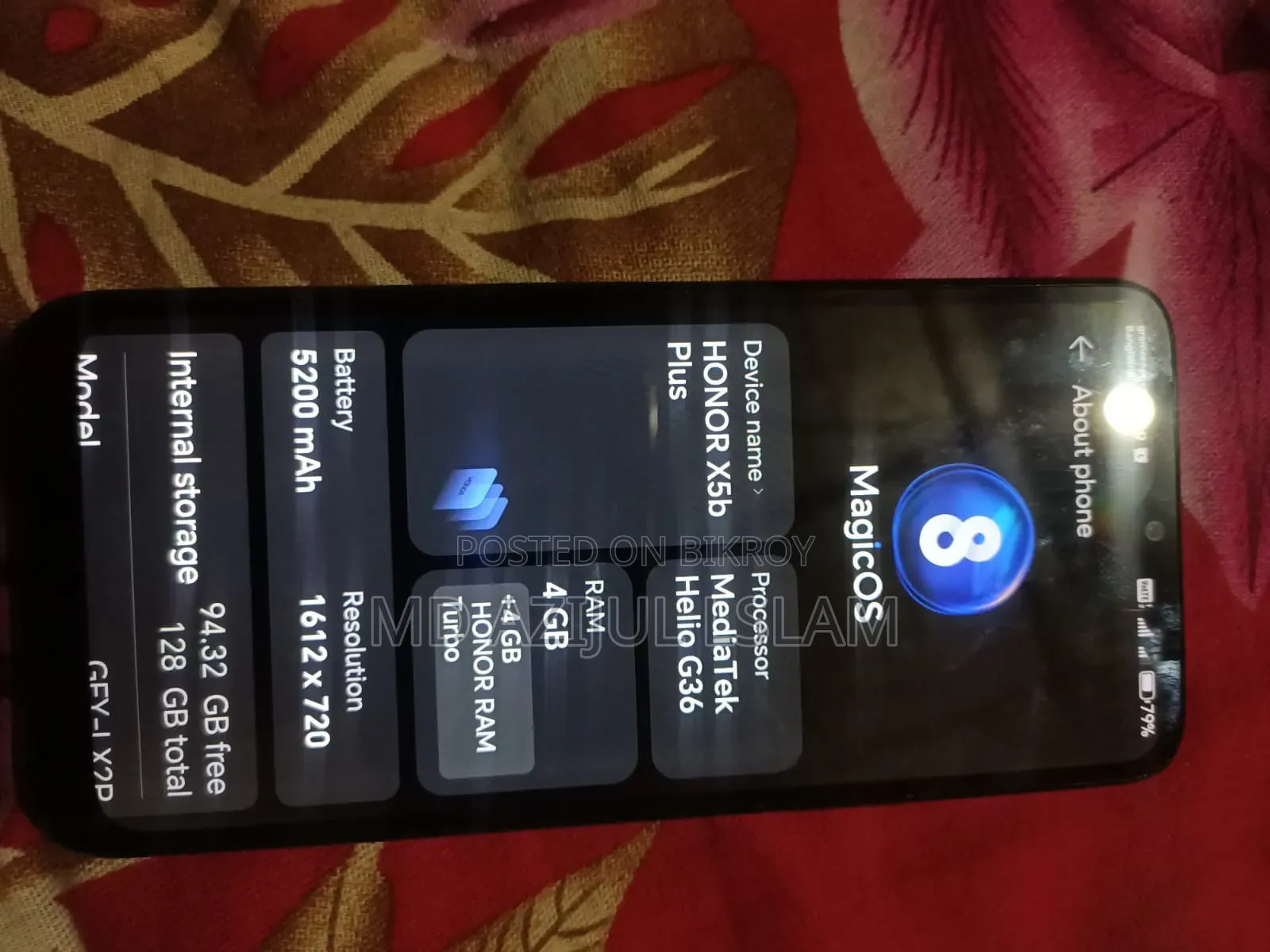 Honor X5b Plus 128 GB Black