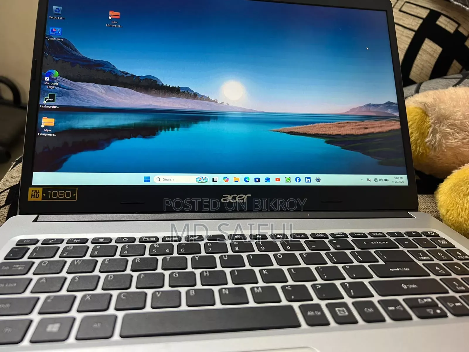 Laptop Acer Aspire 3 4GB Intel Core i3 SSD 128GB