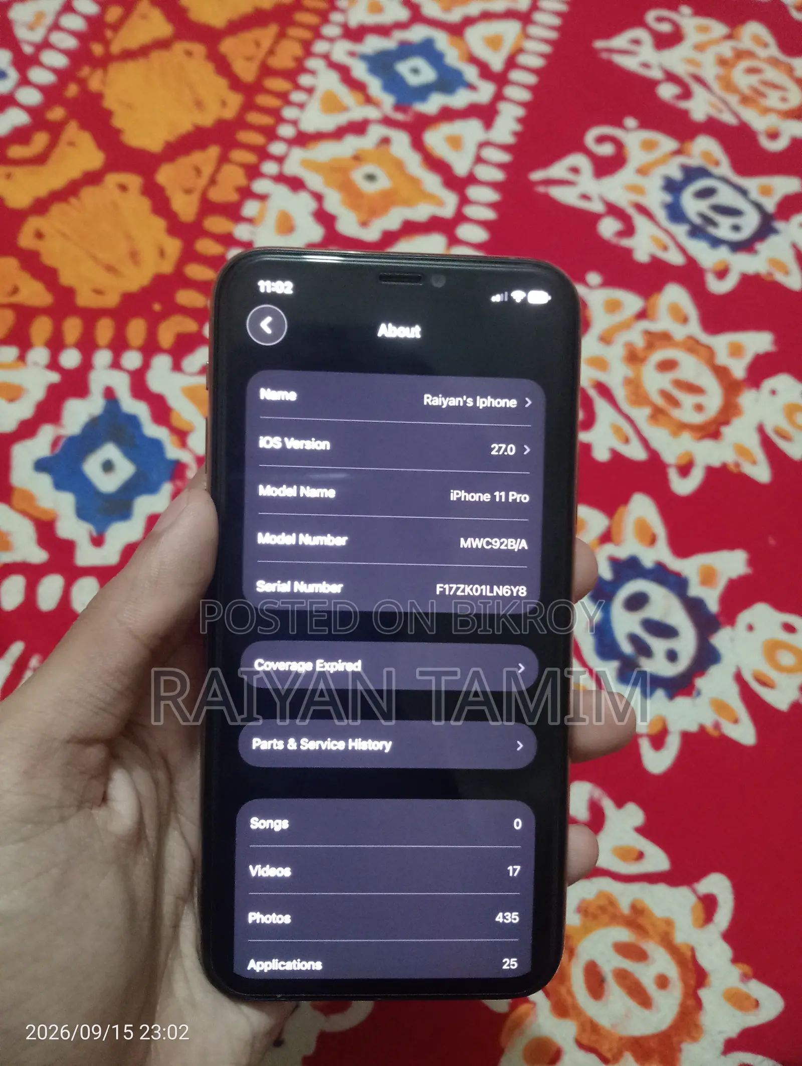 Apple iPhone 11 Pro 256 GB Gold