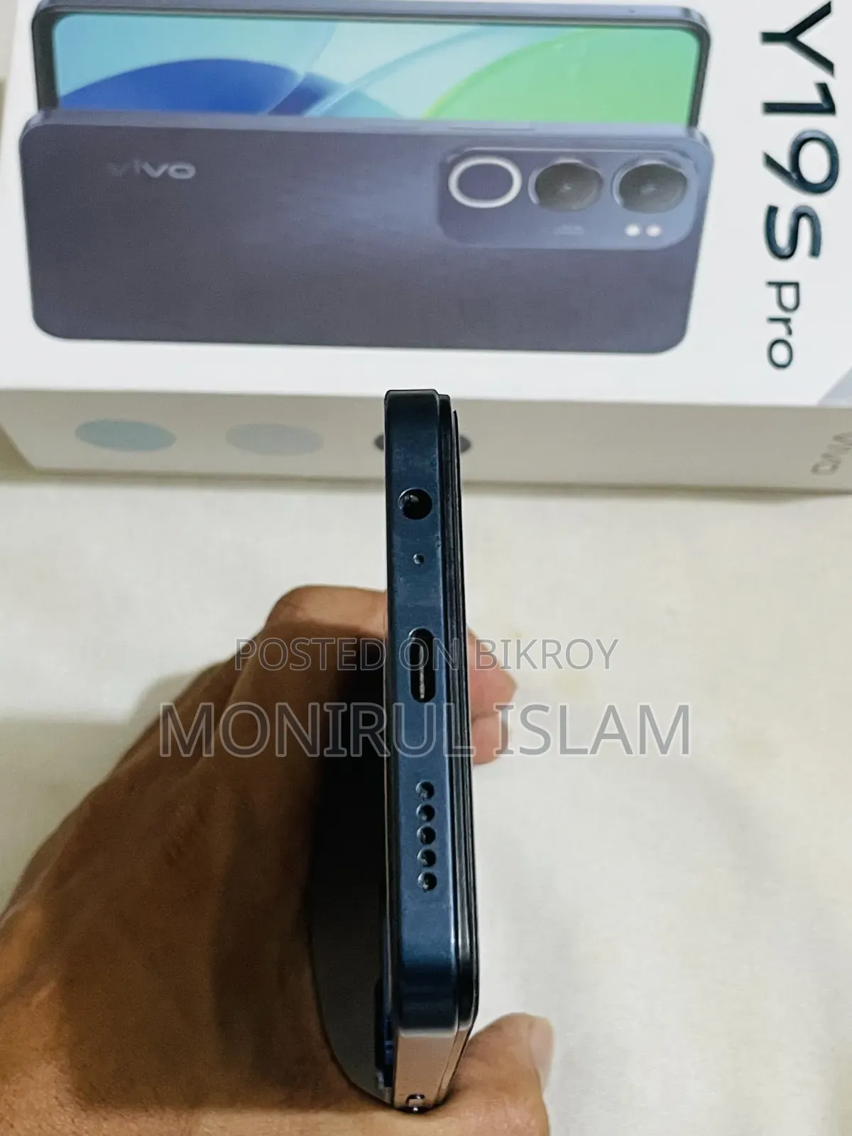 ভিভো ওয়াই১৯এস প্রো ১২৮ জিবি ব্ল্যাক