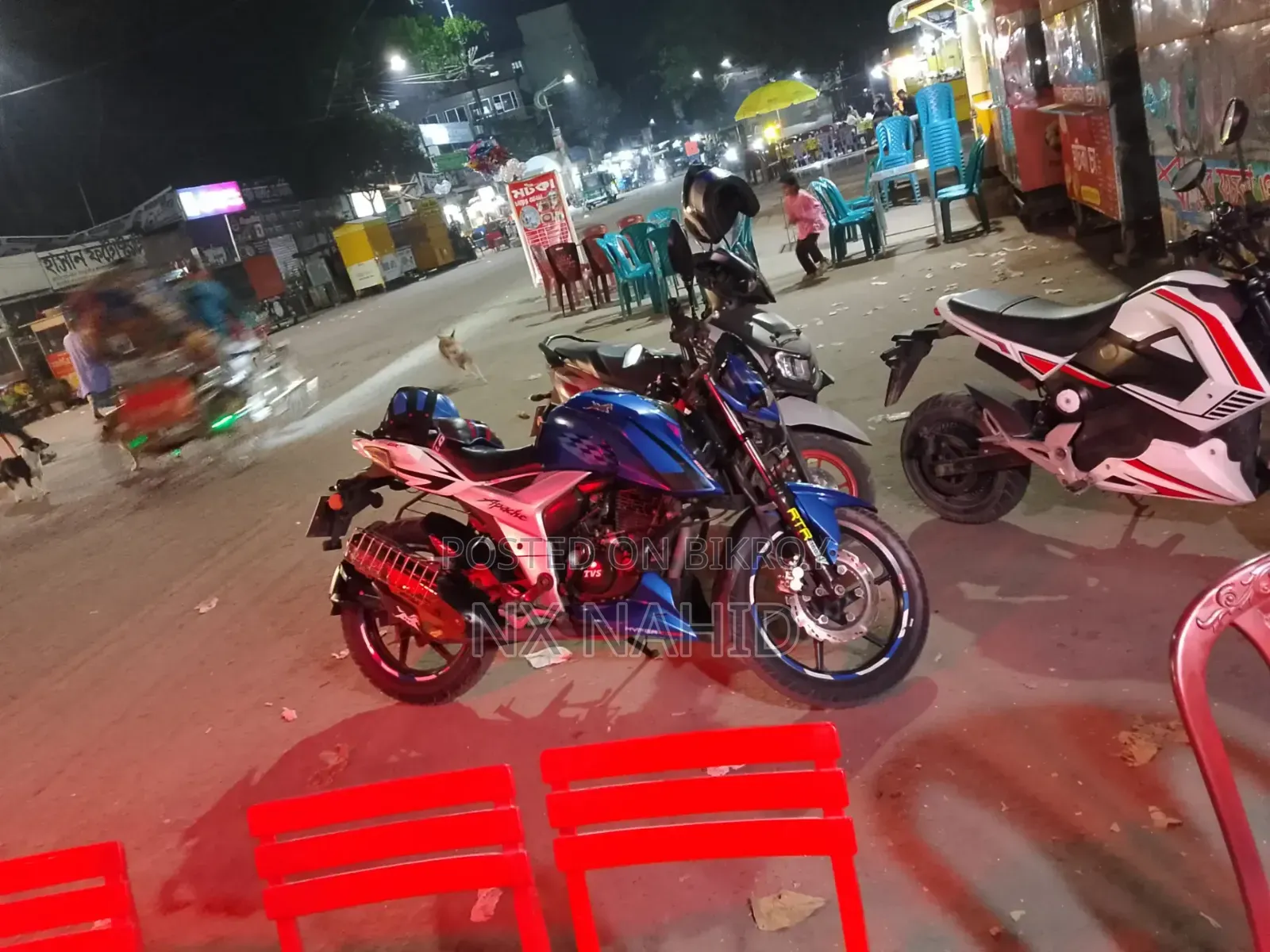 TVS Apache 160 4V 2019 Blue
