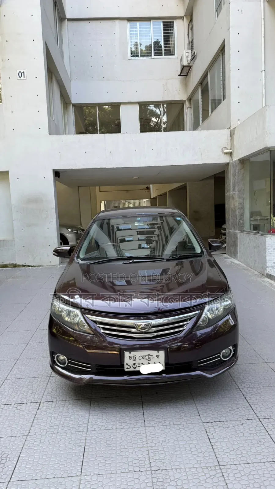 Toyota Allion 2015 Maroon