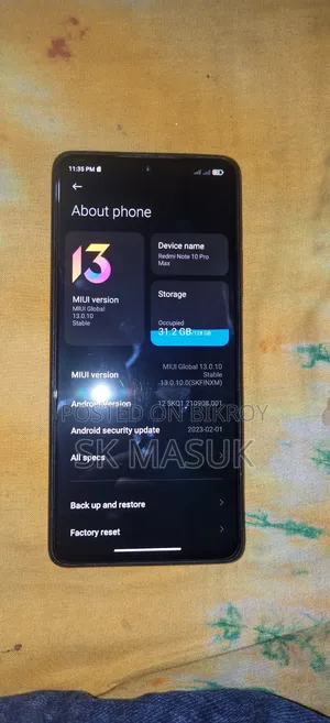 Xiaomi Redmi Note 10 Pro Max 128 GB Bronze