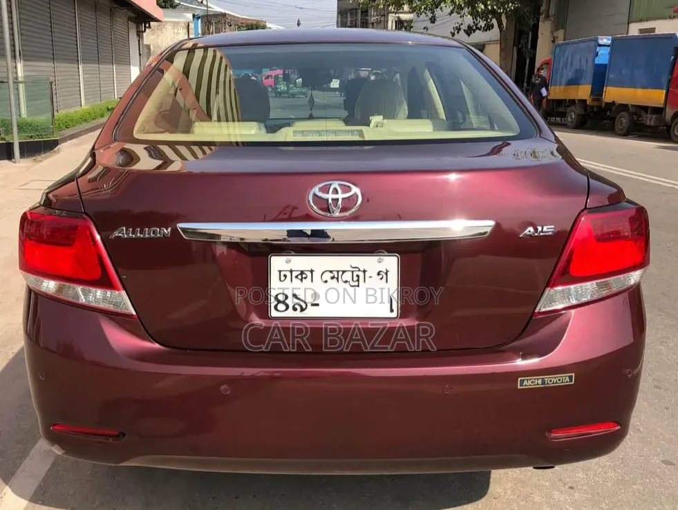 Toyota Allion 2017 Maroon