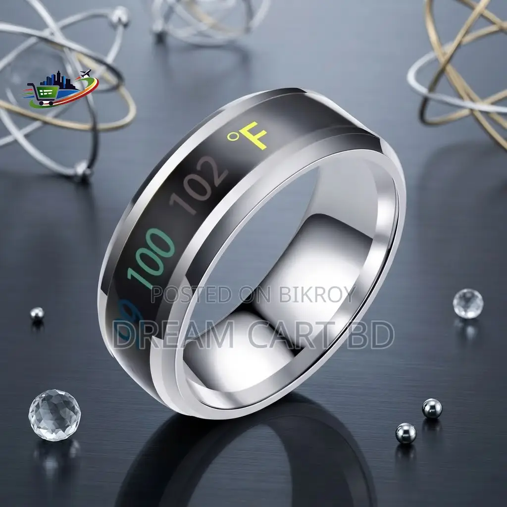 Smart Temperature Sensing Stainless Steel Couple Ring