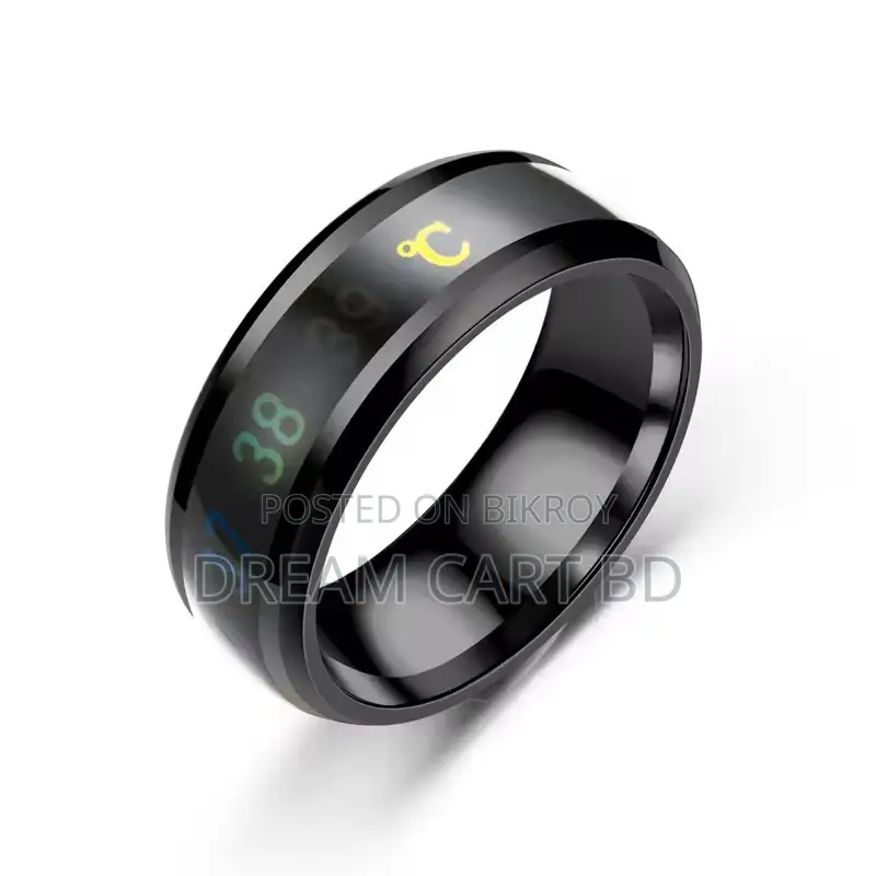 Smart Temperature Sensing Stainless Steel Couple Ring