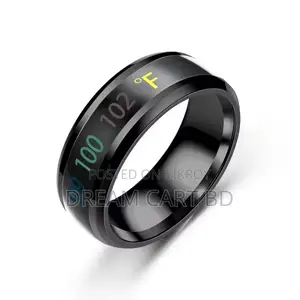 Smart Temperature Sensing Stainless Steel Couple Ring
