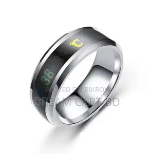 Smart Temperature Sensing Stainless Steel Couple Ring