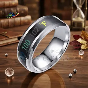 Smart Temperature Sensing Stainless Steel Couple Ring