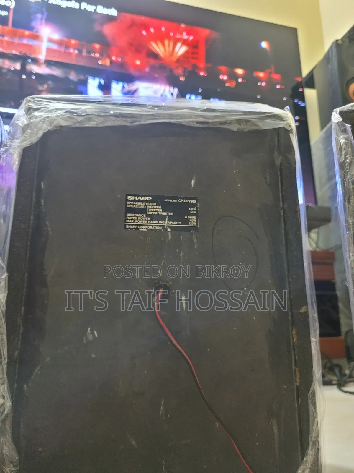 শার্প হাই-পাওয়ার কম্পোনেন্ট সাউন্ড সিস্টেম (সৌদি আরব থেকে আমদানীকৃত)