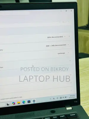 ল্যাপটপ লেনোভো থিংকপ্যাড টি১৪ ১৬জিবি ইন্টেল কোর আই৭ এসএসডি ৫১২জিবি