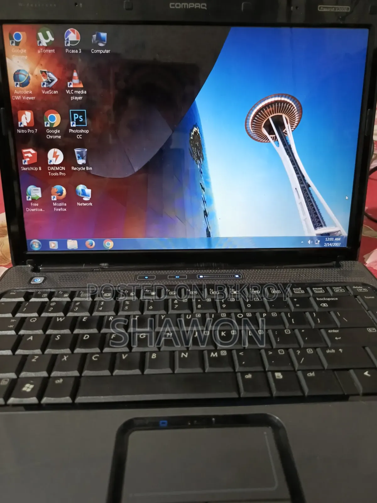 ল্যাপটপ কমপ্যাক প্রেসারিও V3000 2GB ইন্টেল কোর ২ ডুও HDD 128GB
