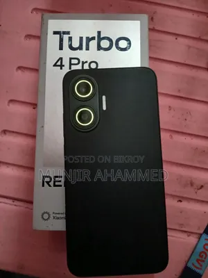 শাওমি রেডমি টার্বো ৪ প্রো ২৫৬ জিবি ব্ল্যাক