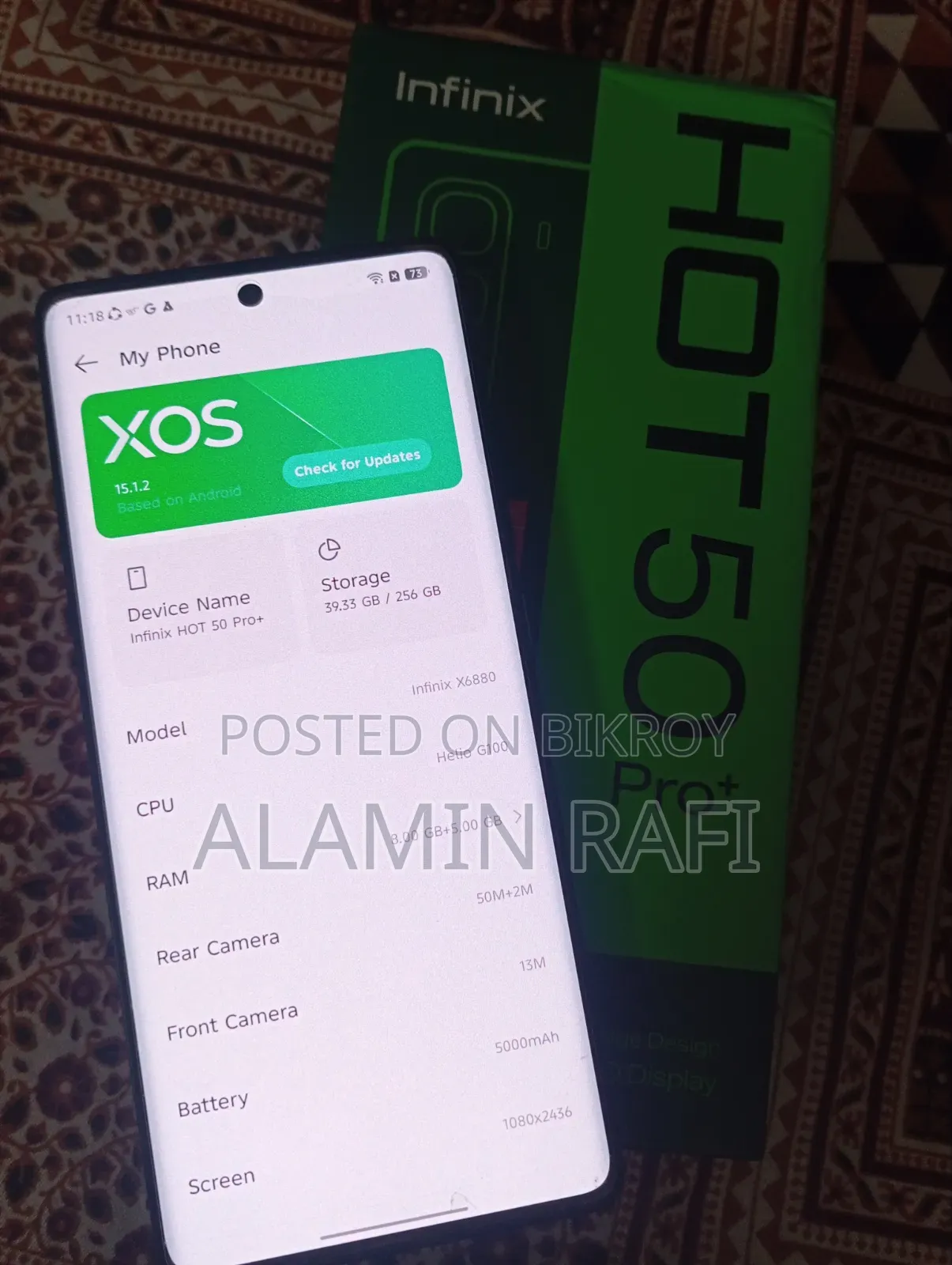 Infinix Hot 16 GB Black