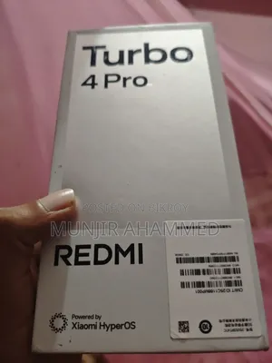 শাওমি রেডমি টার্বো ৪ প্রো ২৫৬ জিবি ব্ল্যাক