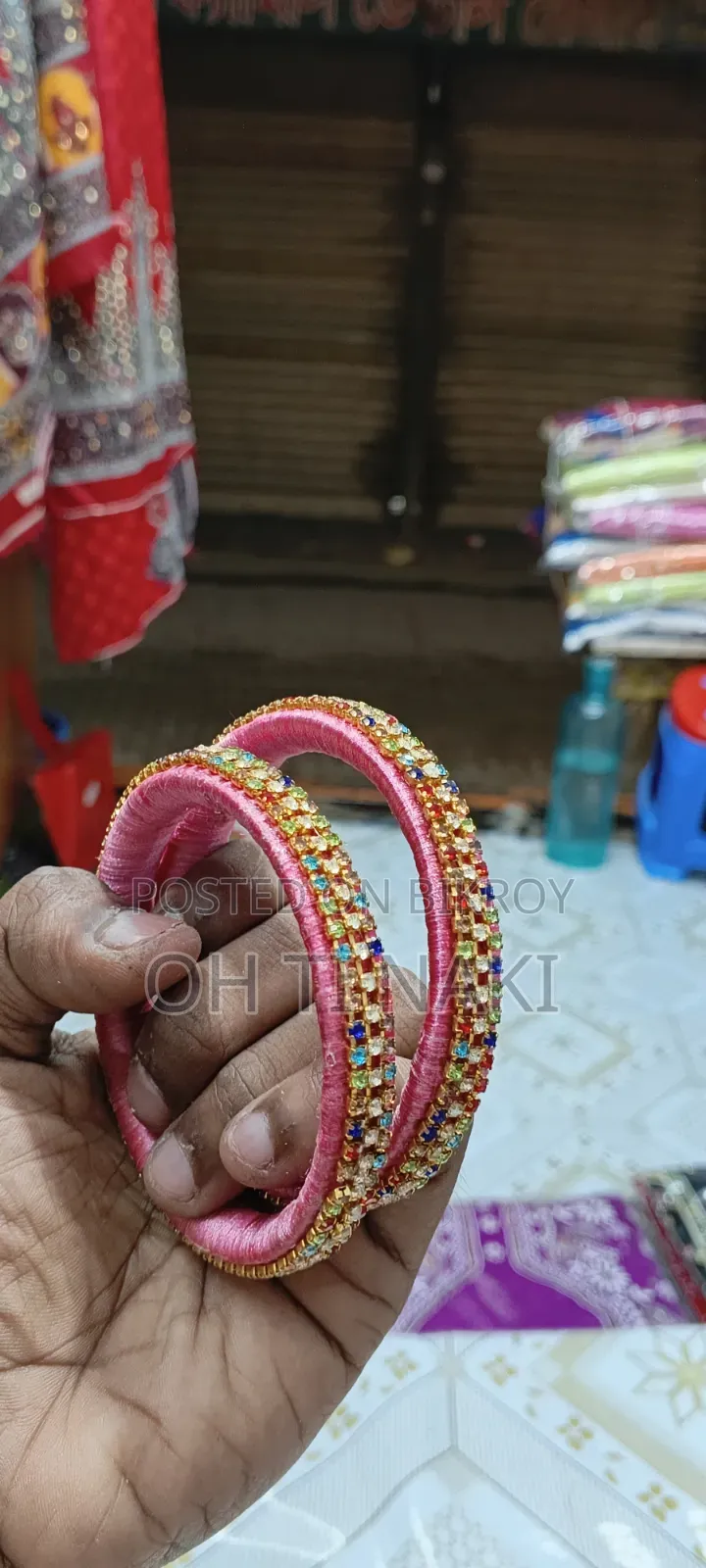 হ্যান্ডমেইড রেশমি চুড়ি