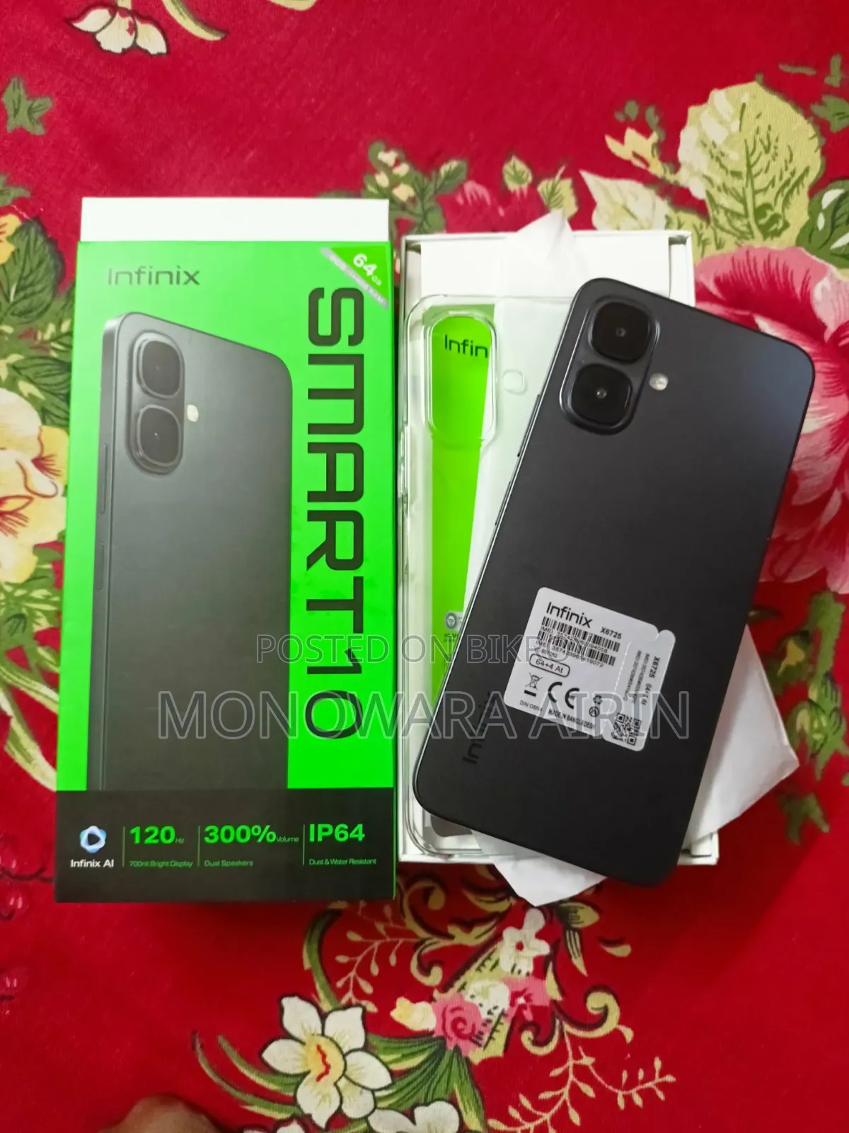Infinix Smart 10 64 GB Black