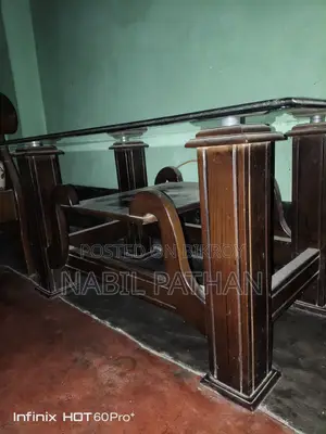 Glass Top Tea Table