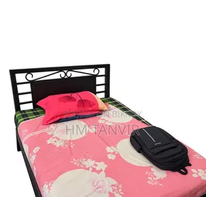 স্টিলের খাট জাজিমসহ বিক্রয় হবে