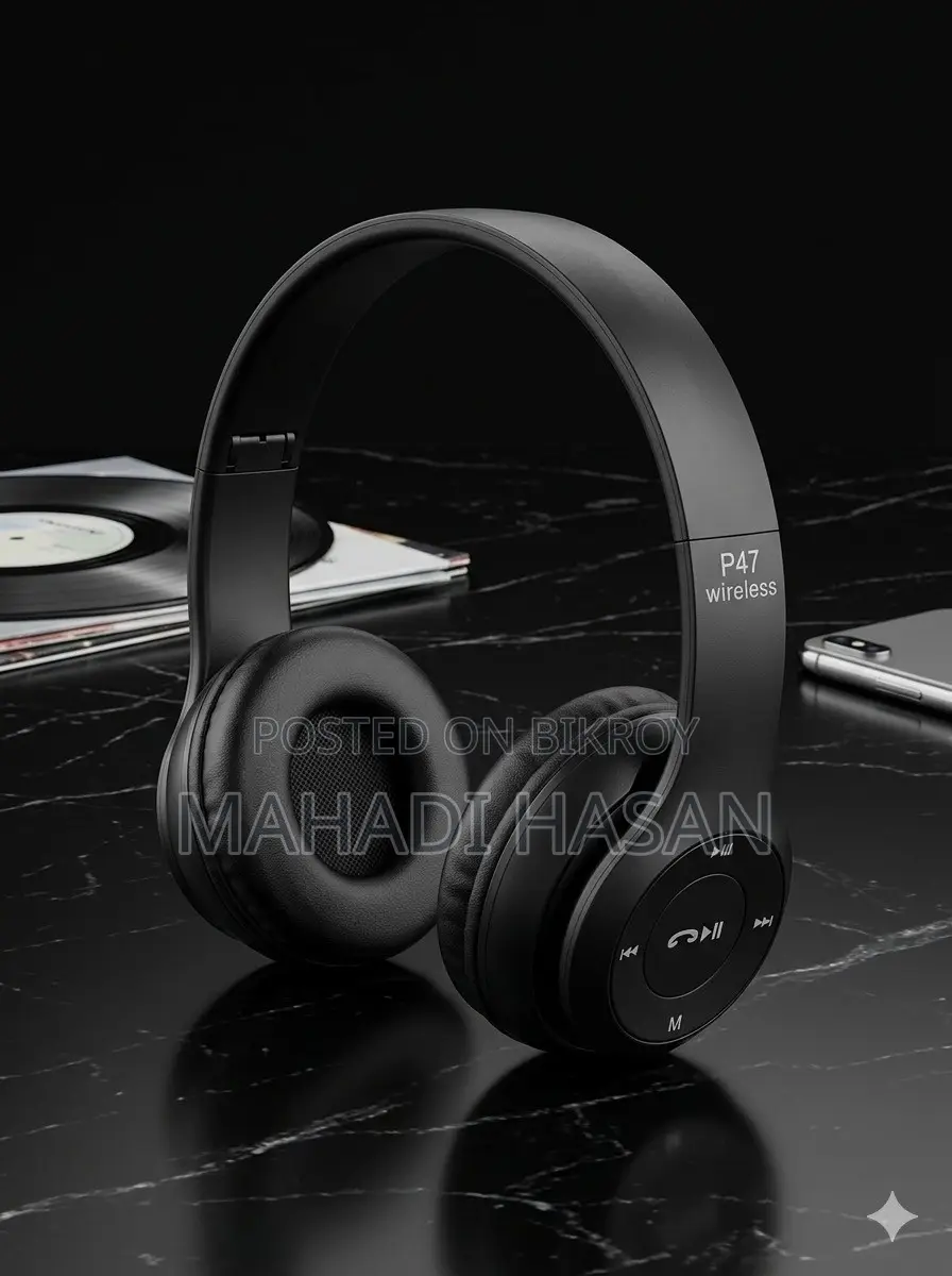 P47 Wireless Bluetooth Headphone 5.0 EDR