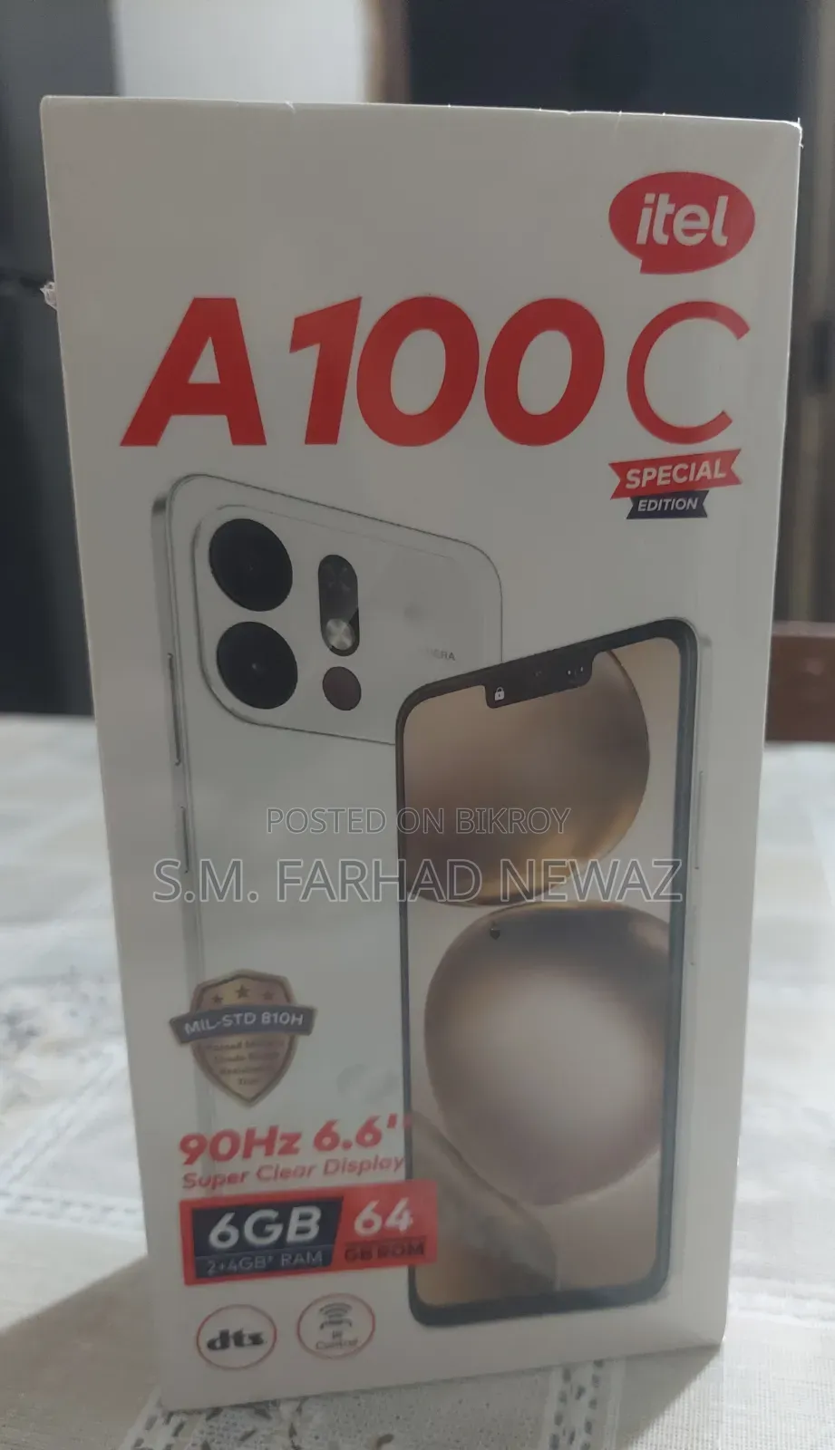 New Itel A100C 64 GB Blue