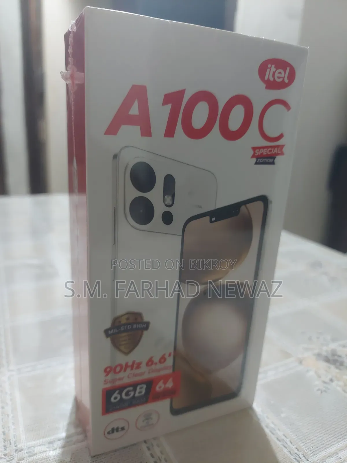 New Itel A100C 64 GB Blue