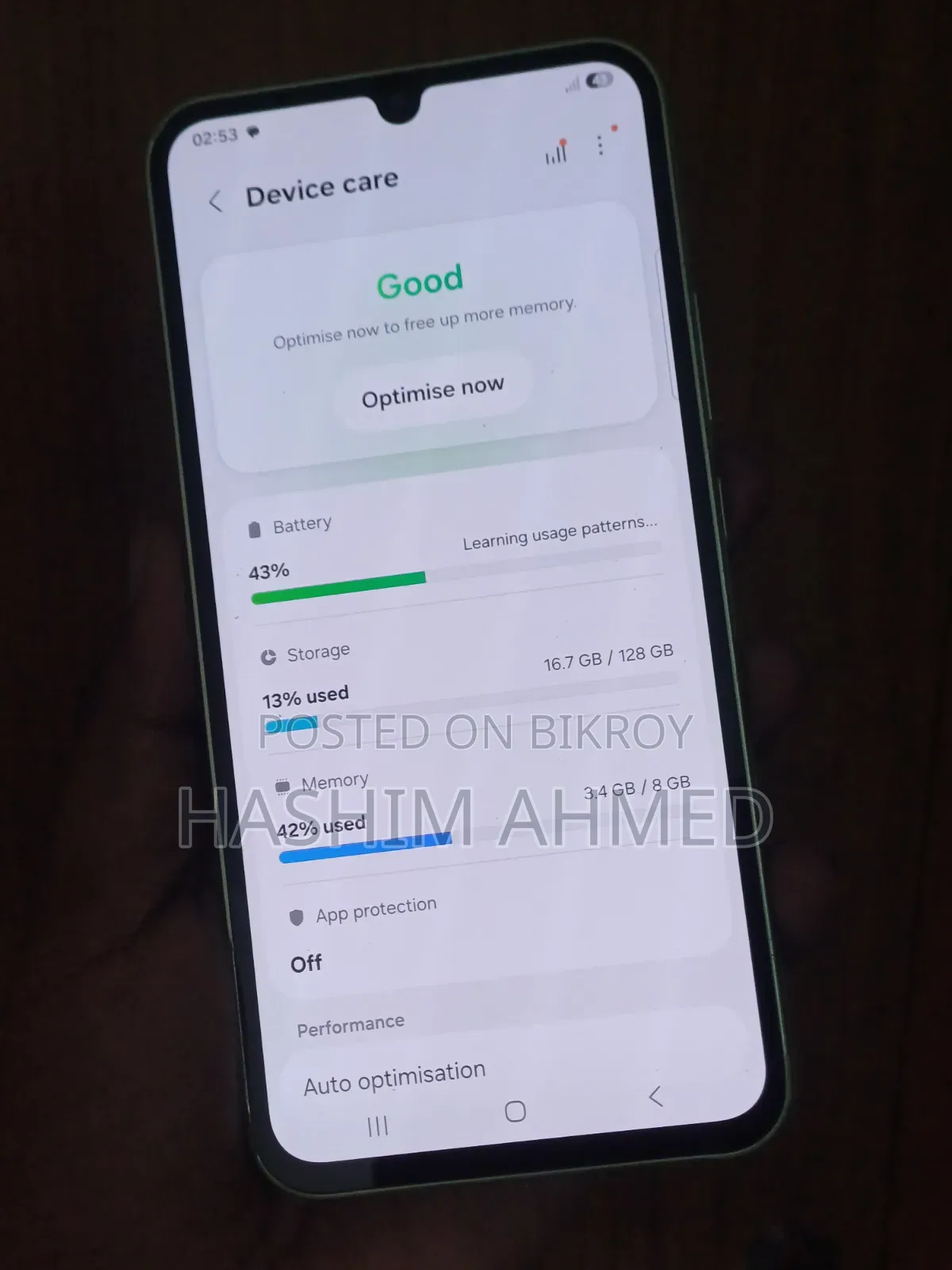 Samsung Galaxy A34 5G 128 GB Green