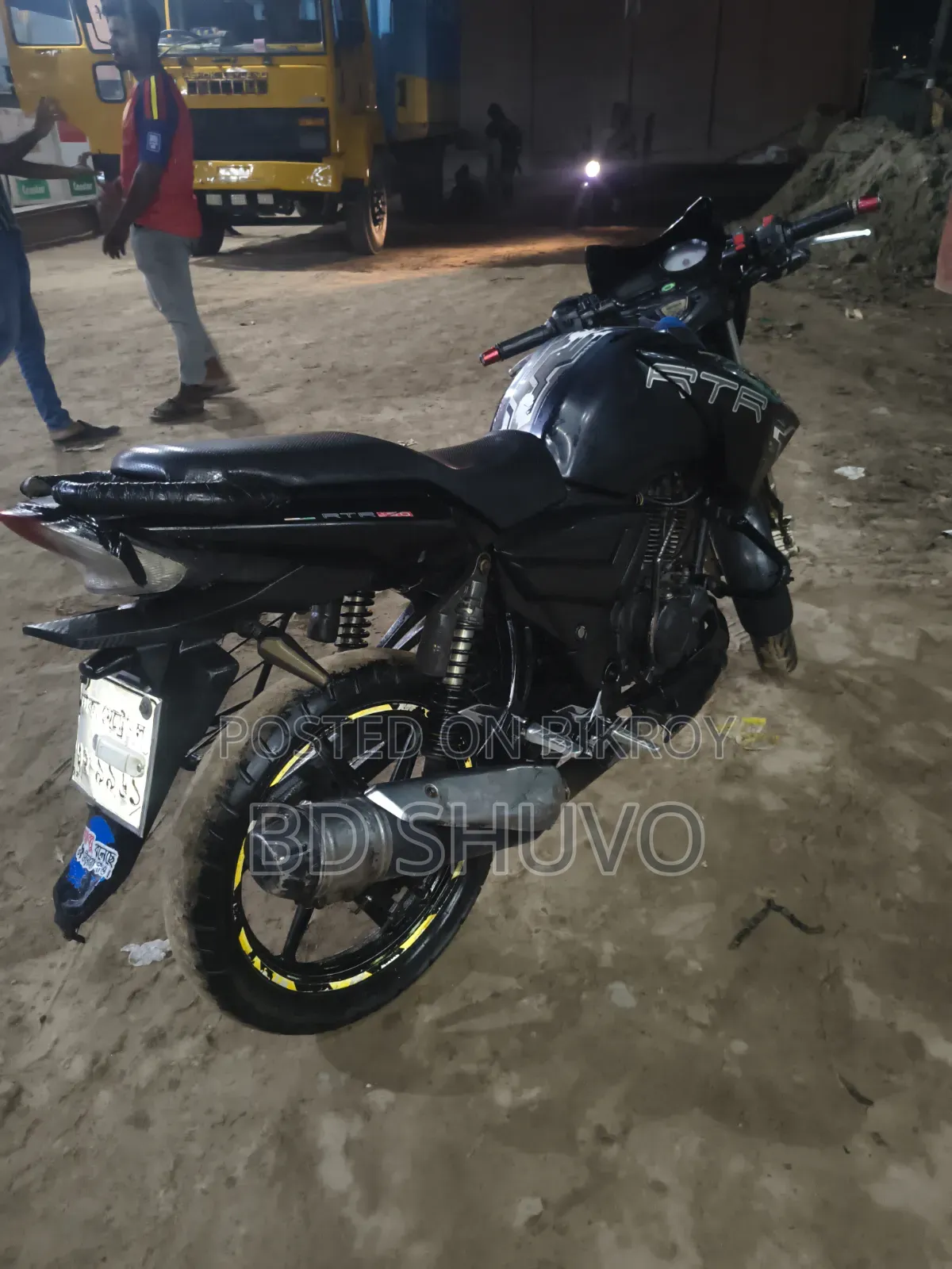 TVS Apache RTR 160 2V 2017 কালো
