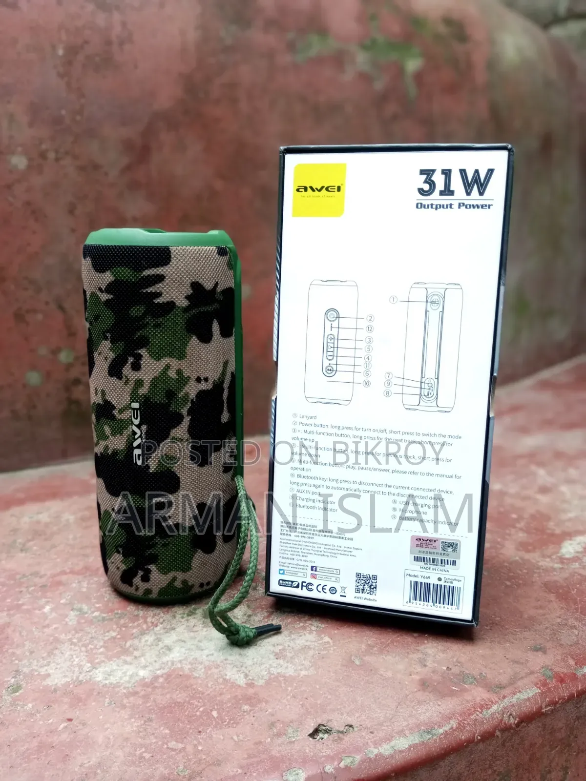 Awei Y669 Bluetooth Speaker