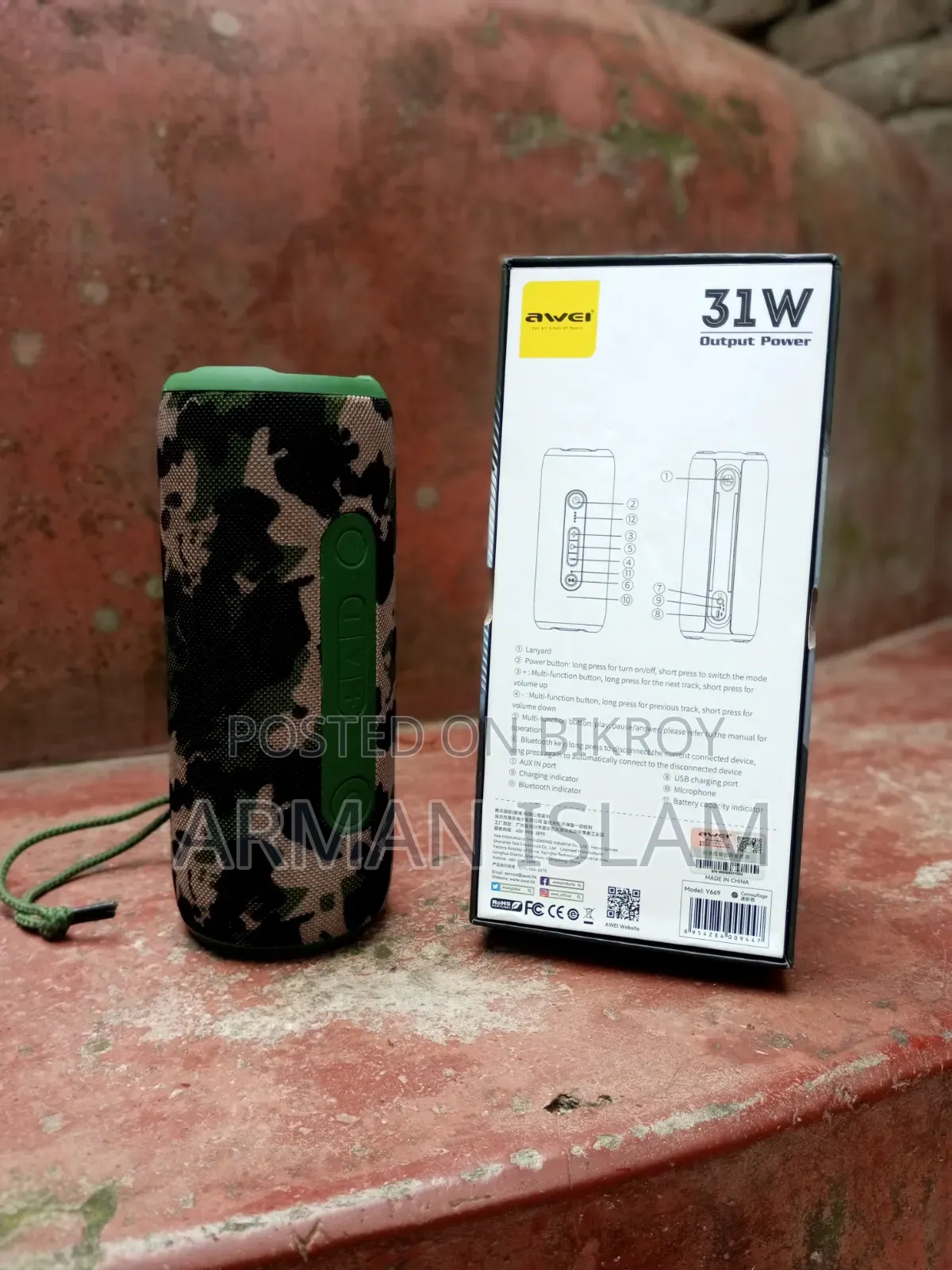 Awei Y669 Bluetooth Speaker