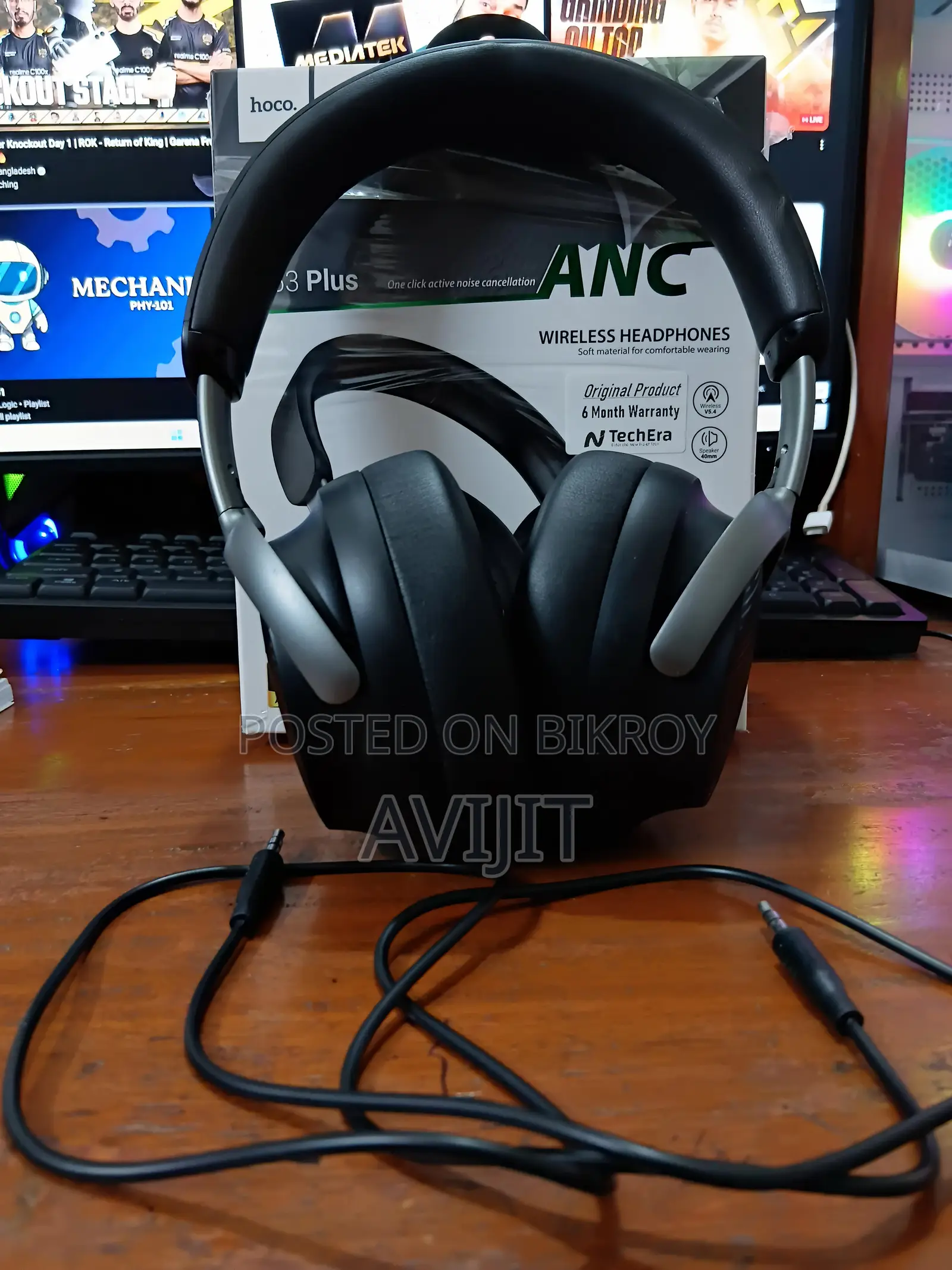 Hoco W53 Plus ANC Wireless Headphone