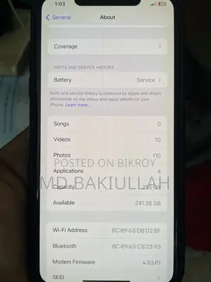 Apple iPhone 11 Pro Max 256 GB Graphite