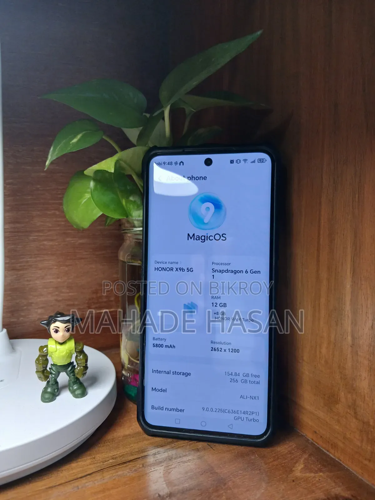 অনার এক্স৯বি ৫জি ২৫৬ জিবি গ্রিন