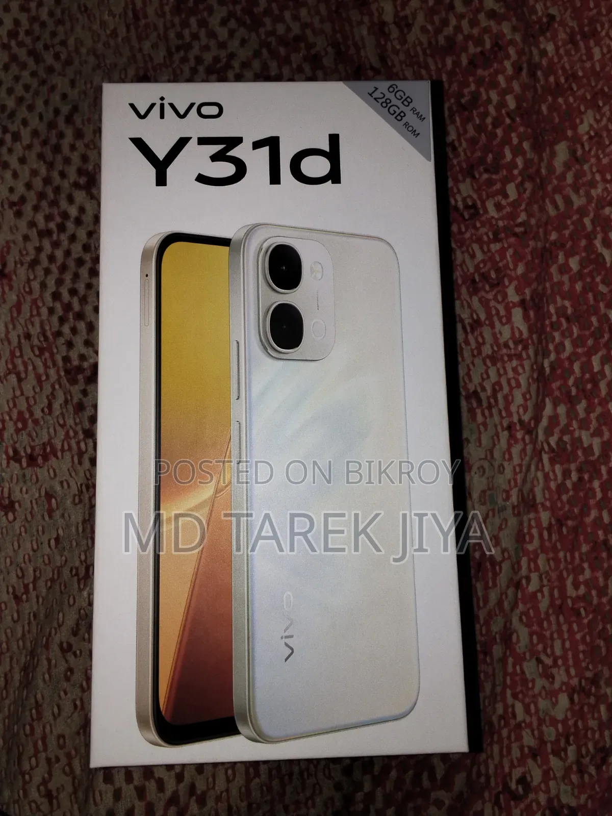 New Vivo Y31d 128 GB Red