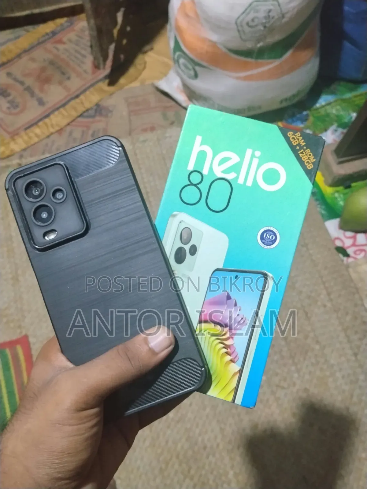 Symphony Helio 80 128 GB Blue