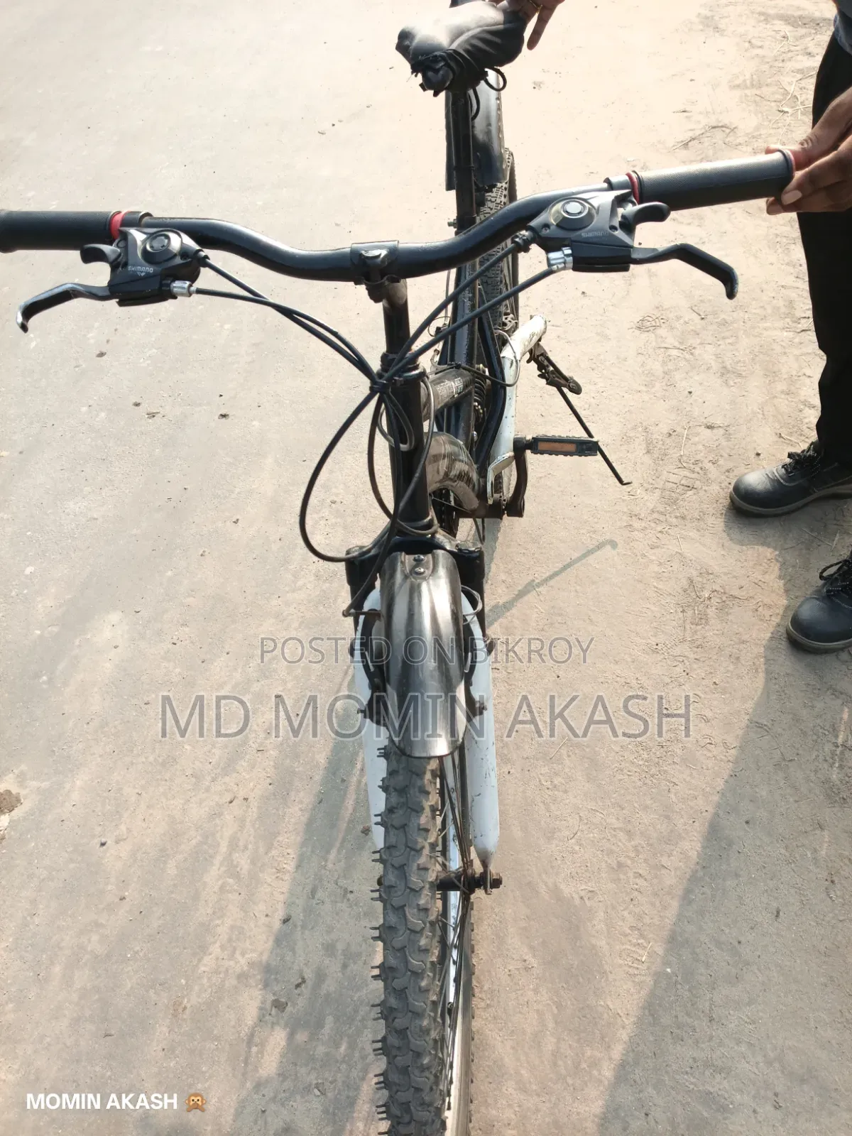 An emergency bicycle is for sale