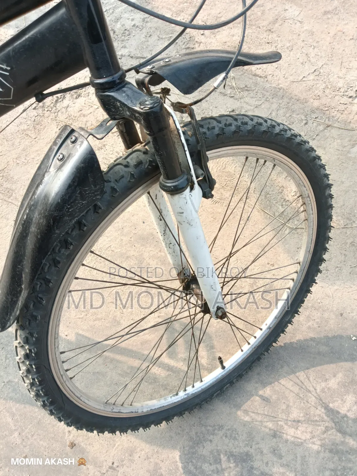 An emergency bicycle is for sale