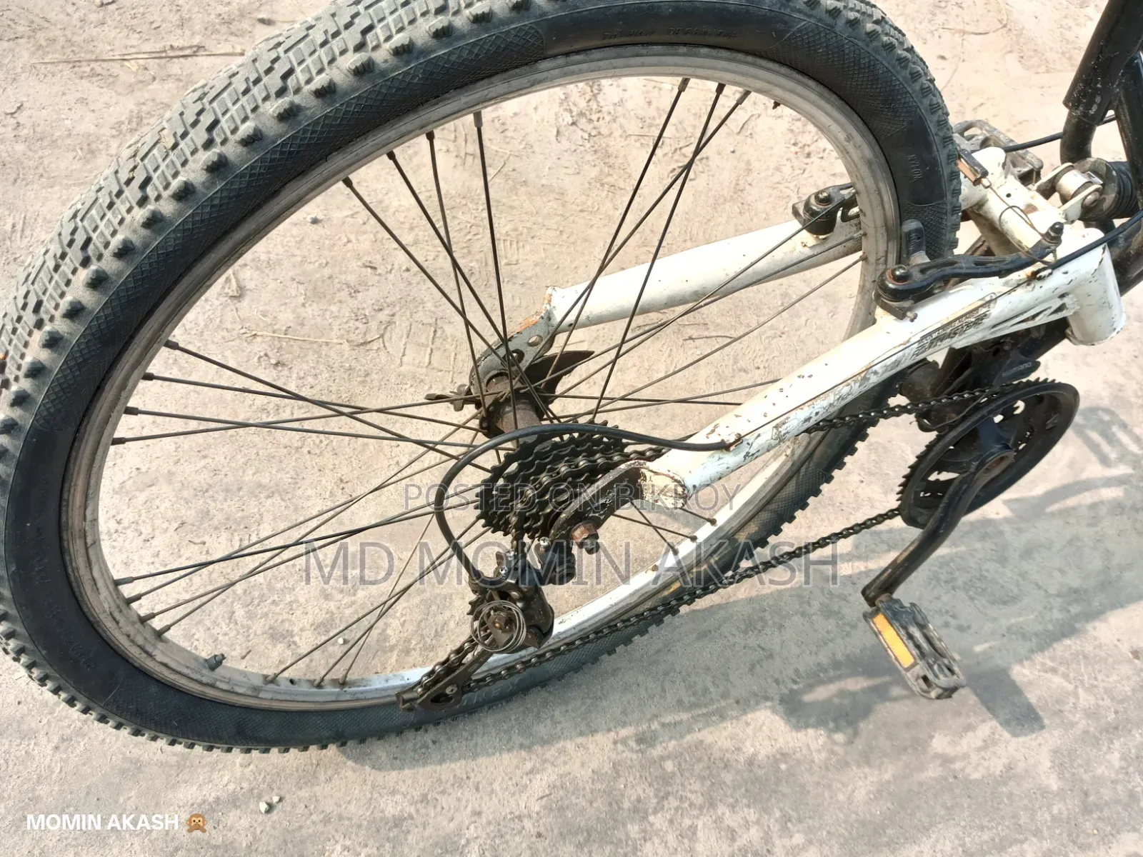 An emergency bicycle is for sale