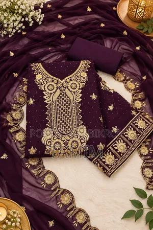 Georgette Embroidery Four Piece