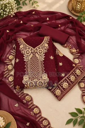 Georgette Embroidery Four Piece