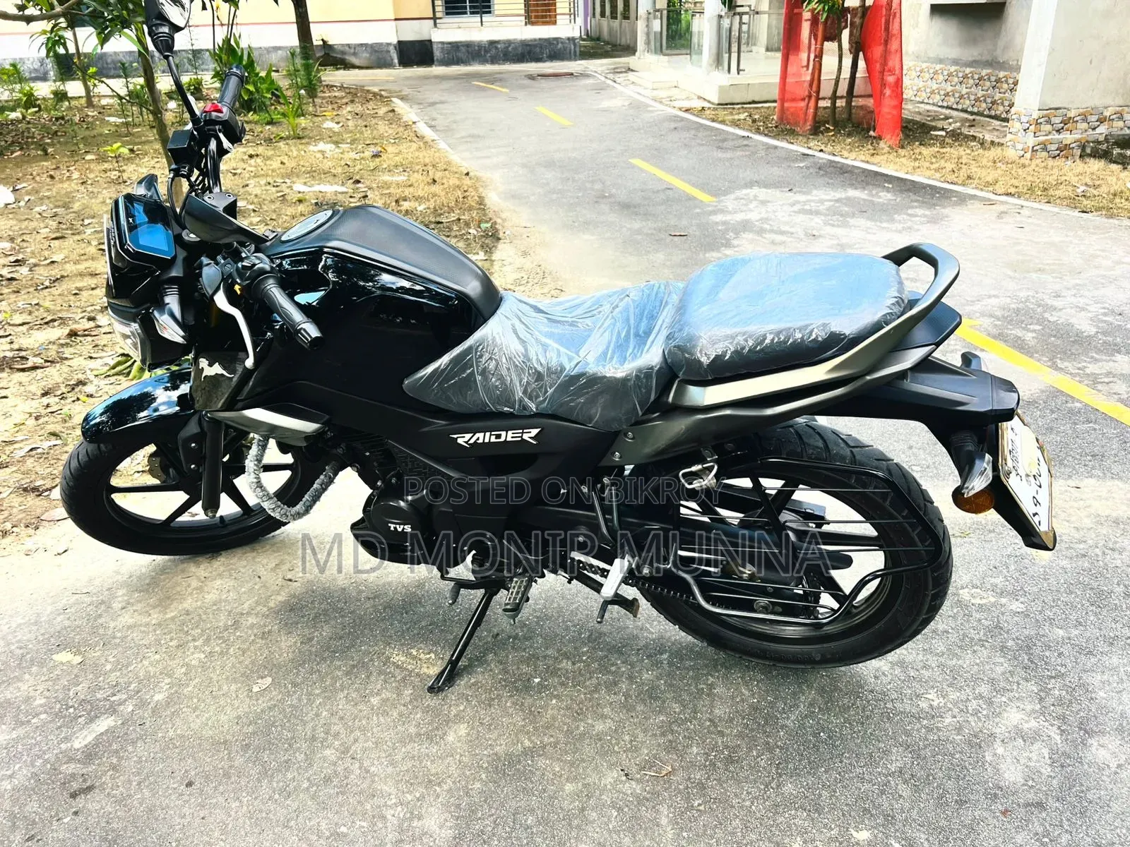 টিভিএস রাইডার ১২৫ ২০২২ কালো