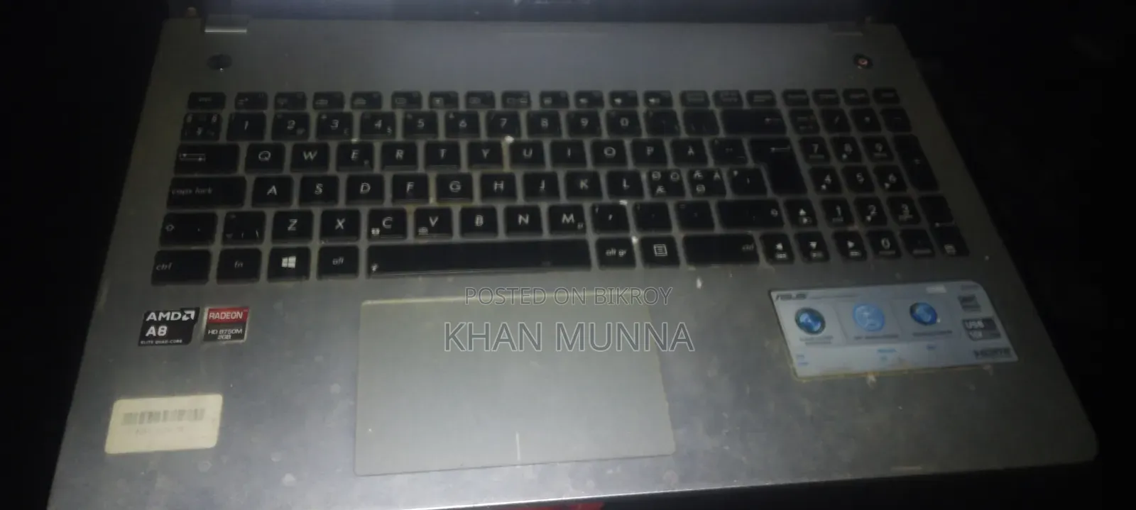 Laptop Asus F550CC 4GB Intel Core i3 SSD 512GB