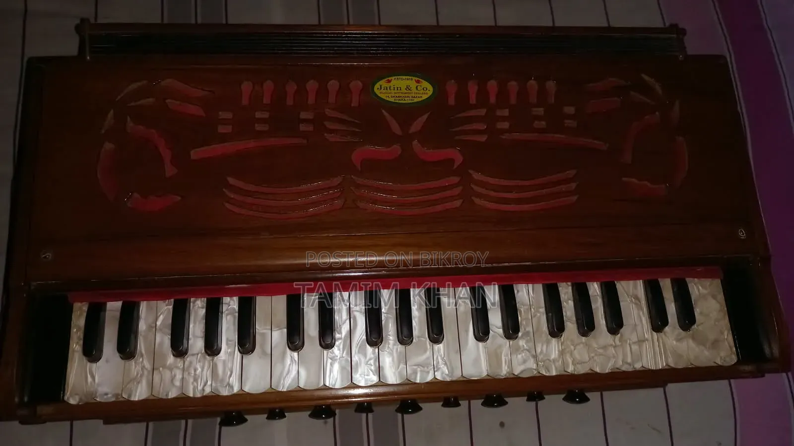 Jatin & Co. Harmonium — For Sale