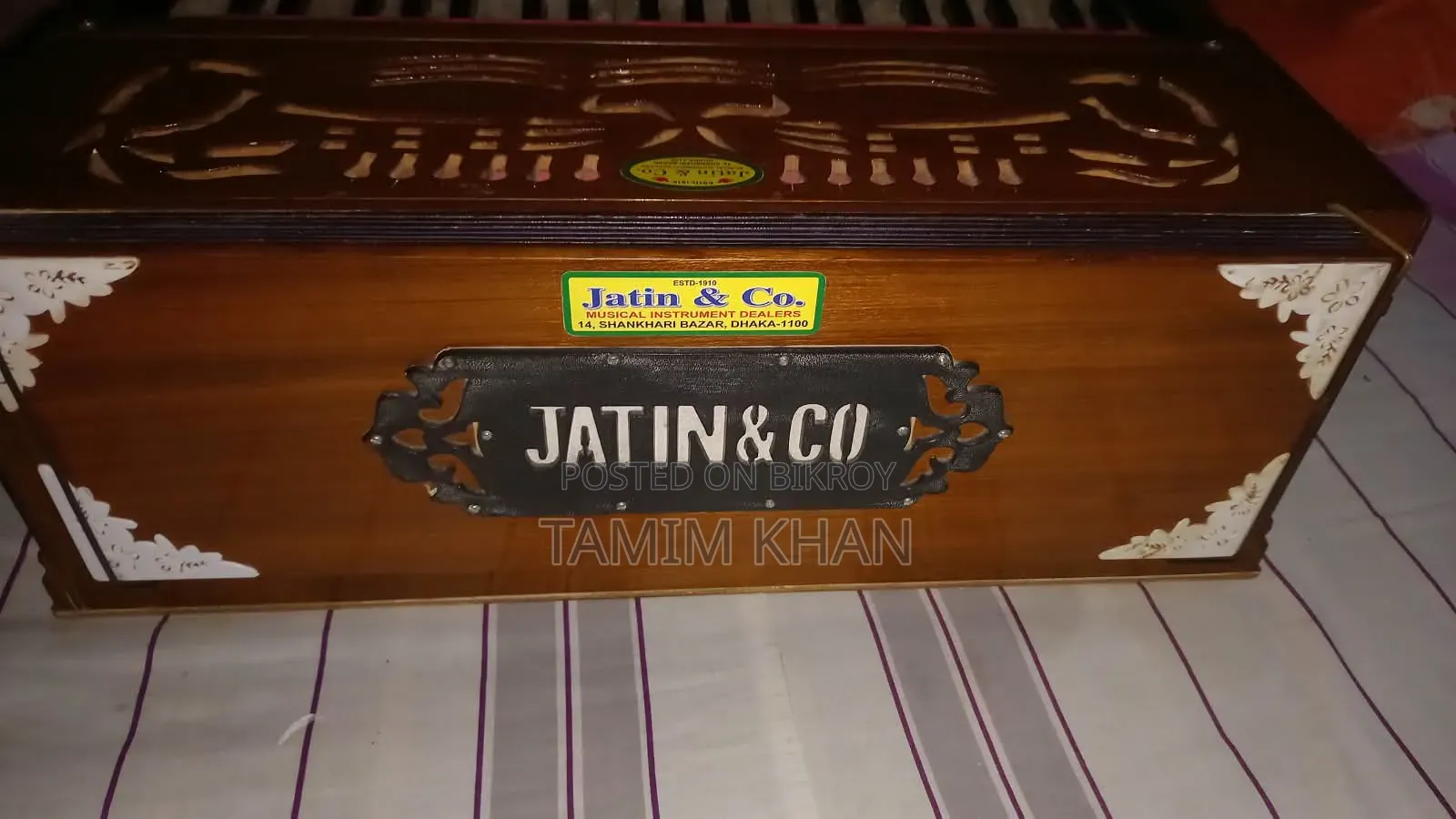Jatin & Co. Harmonium — For Sale