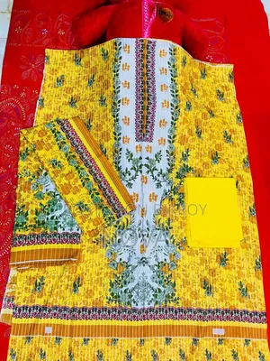 জমজম লোন কটন থ্রি পিস