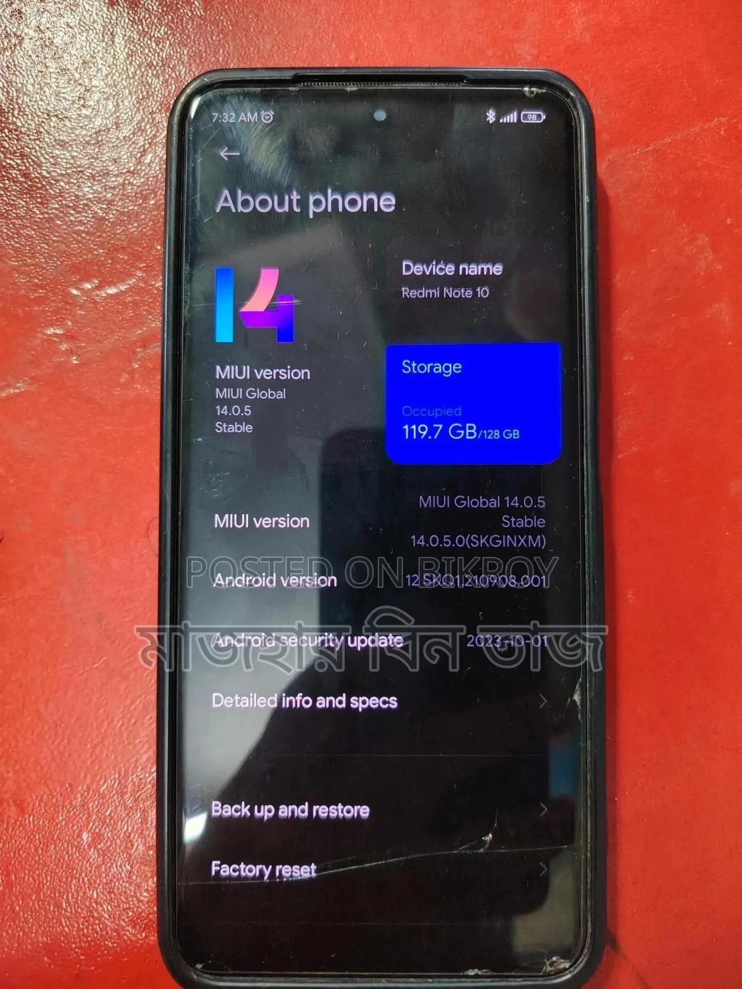 Xiaomi Redmi Note 10 128 GB Black